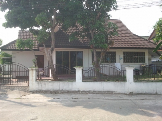 ขายบ้านลานนาชั้นเดียว57ต.ร.วติดถนนคันคลองเขตอ.เมืองแม่เหียะ