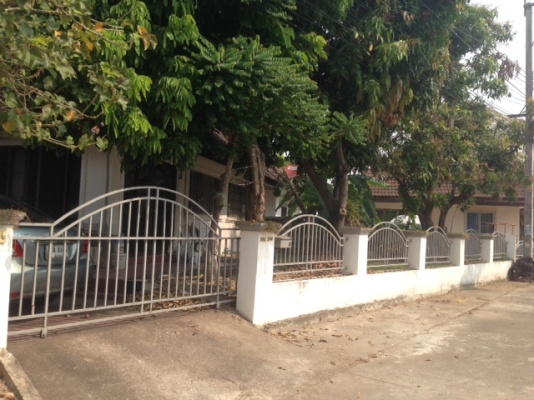 ขายบ้านลานนาชั้นเดียว57ต.ร.วติดถนนคันคลองเขตอ.เมืองแม่เหียะ