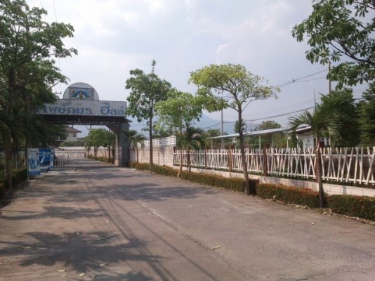 ขายบ้านลานนาชั้นเดียว57ต.ร.วติดถนนคันคลองเขตอ.เมืองแม่เหียะ