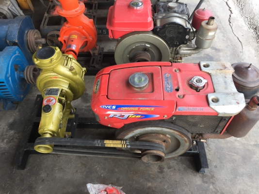 ขายเครื่องสูบน้ำแรงดันสูงขนาด3นิ้ว2ใบพัดพร้อมเครื่องคูโบต้า RT-120