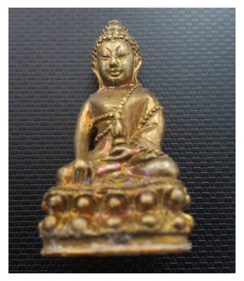 พระกริ่งฉินโท หลวงปู่มีชัย กามฉินโท ก้นซิม อุดมวลสารดีสารพัด มีโค๊ดแท้ชัดเจน