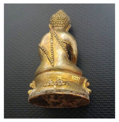 พระกริ่งฉินโท หลวงปู่มีชัย กามฉินโท ก้นซิม อุดมวลสารดีสารพัด มีโค๊ดแท้ชัดเจน