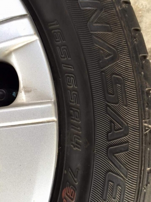 ขายล้อกระทะพร้อมยางขอบ14 4ล้อ ราคา 3,000 บาท