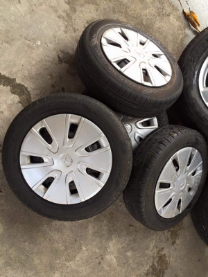 ขายล้อกระทะพร้อมยางขอบ14 4ล้อ ราคา 3,000 บาท
