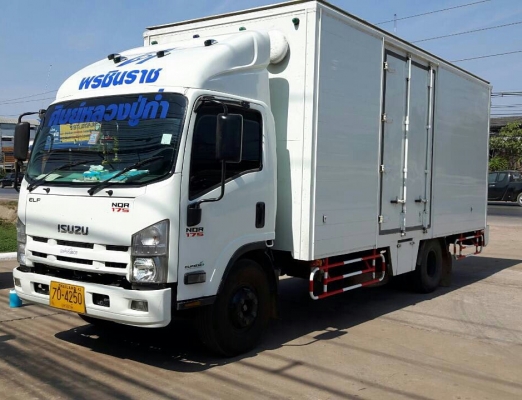 หกล้อ อีซูชุ NQR175ปี52ช่วงยาว 5.50ม สภาพดีสวยจัดพร้อมใช้งาน ทะเบียนพร้อมโอน