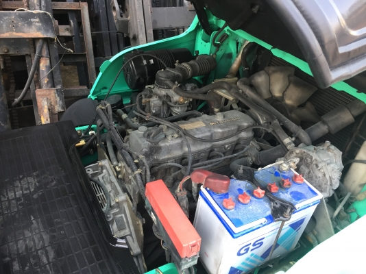 รถยกมิตซูบิชิ 2.5 ตัน เสาสูง 4 เมตร - 6 เมตร เครื่องเบนซินติดแก๊สเรียบร้อย เกียร์ออโต้ แผงงาสไลด์ ***รถใช้งานมา 6000 ช.ม.***** รถยกมิตซูบิชิ 2.5 ตัน เสาสูง 4 เมตร - 6 เมตร เครื่องเบนซินติดแก๊สเรียบร้อย เกียร์ออโต้ แผงงาสไลด์ ***รถใช้งานมา 6000 ช.ม.*****