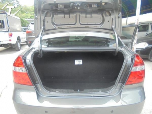 CHEVROLET AVEO 1.6 LS โฉม ปี06-12 สีเทา-ดำ เกียร์ออโต้ ติดแก๊ส LPG