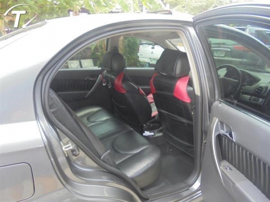 CHEVROLET AVEO 1.6 LS โฉม ปี06-12 สีเทา-ดำ เกียร์ออโต้ ติดแก๊ส LPG