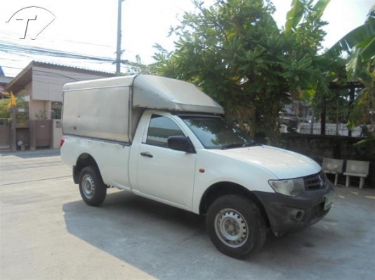 MITSUBISHI TRITON, 2.4 GL SGL CAB โฉม SINGLECAB สีขาว เกียร์ธรรมดา ติดแก๊ส LPG