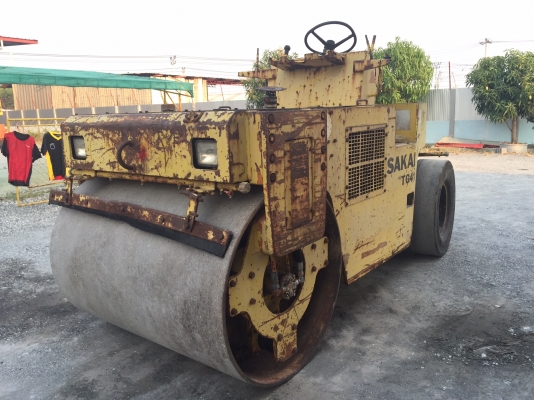 ขายรถบด4ตันSAKAIรุ่นTG41หน้าเหล็กหลังยาง4เส้นนำเข้าญี่ปุ่น ไม่เคยใช้งานในไทยสภาพดีพร้อมใช้งาน