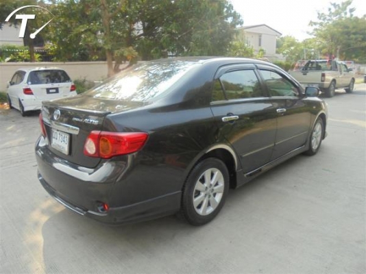 TOYOTA COROLLA ALTIS 1.6 G โฉม altis หน้าแบน ปี08-13 สีดำ เกียร์ออโต้ ติดแก๊ส LPG