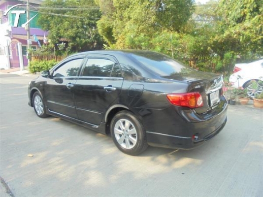 TOYOTA COROLLA ALTIS 1.6 G โฉม altis หน้าแบน ปี08-13 สีดำ เกียร์ออโต้ ติดแก๊ส LPG