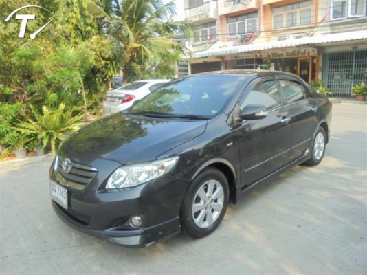TOYOTA COROLLA ALTIS 1.6 G โฉม altis หน้าแบน ปี08-13 สีดำ เกียร์ออโต้ ติดแก๊ส LPG