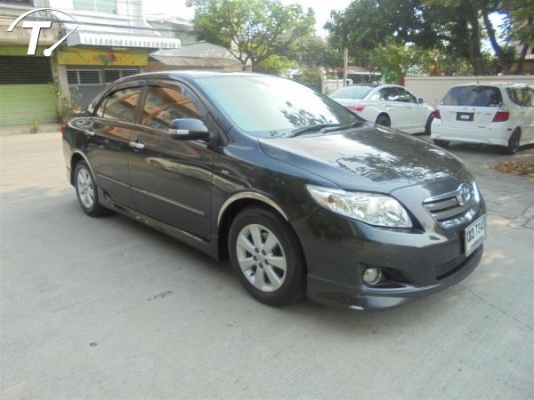 TOYOTA COROLLA ALTIS 1.6 G โฉม altis หน้าแบน ปี08-13 สีดำ เกียร์ออโต้ ติดแก๊ส LPG