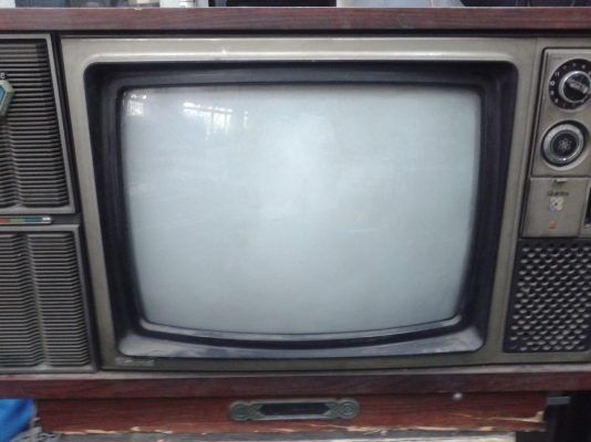 ขายโทรทัศน์สีเนชั่นแนล ตู้ไม้