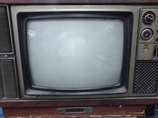 ขายโทรทัศน์สีเนชั่นแนล ตู้ไม้