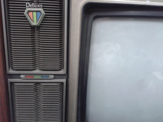 ขายโทรทัศน์สีเนชั่นแนล ตู้ไม้