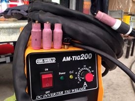 เครื่องเชื่อมสแตนเลส สภาพ 90\% รับประกัน