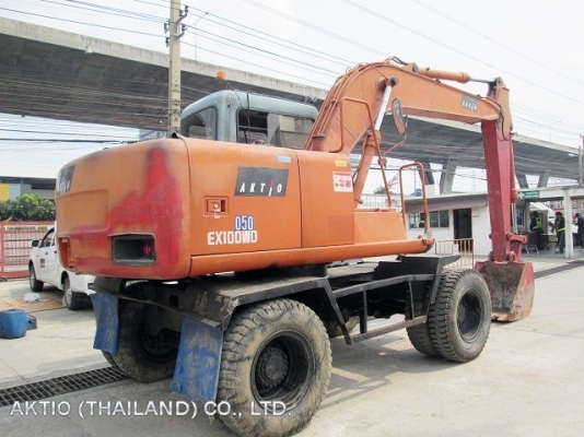 ขายรถขุดล้อยาง HITACHI EX100WD-3C