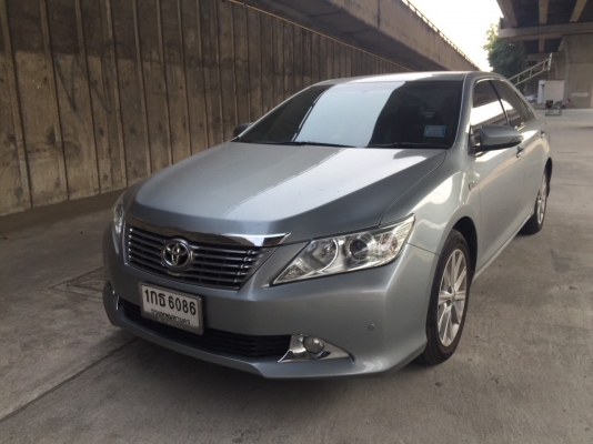 toyota camry 2.5g สีเทา ปี2013 ไมล์ 32xxx