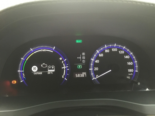 lexus hs250h สีดำ ปี 2010 hybrid