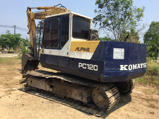 รถขุดPC120-5...ตัวเดินรุ๋น1 บอดี้สวย วางเครื่องSK120-3 มาร์คทรี..เครื่อง ISUZU รถทำงานดี แรง...