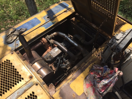 รถขุดPC120-5...ตัวเดินรุ๋น1 บอดี้สวย วางเครื่องSK120-3 มาร์คทรี..เครื่อง ISUZU รถทำงานดี แรง...