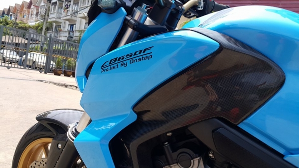CB650F 2014 สวยๆสีรถยนต์ประกายมุข เคฟล่าทั้งคัน ไม่แพง ต่อรองได้ CB650F 2014 สวยๆสีรถยนต์ประกายมุข เคฟล่าทั้งคัน ไม่แพง ต่อรองได้