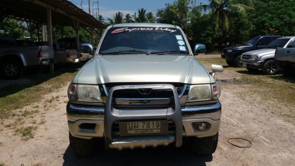 TOYOTA D4D HILUX TIGER X-TRA CAB 2.5 S 4WD ปี2002สีบางคานหน้าเดิม เครื่องดี ขับดี เกืยดี ยางด้อย โทร 0862691888 หรือ 086-474-7394 สุราษฎร์ ราคา 225000฿