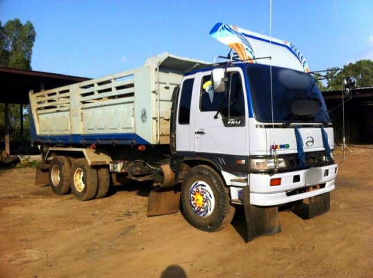 ขายรถบรรทุก Hino 1J FM1JNKA เครื่องเดิม 210 แรง ปี 45 กระบะดัมพ์สามมิตร ทะเบียนพร้อม