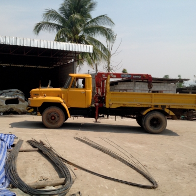 หกล้ออดีดกรมทางหลวง  TE120 ติดเครน พร้อมใช้