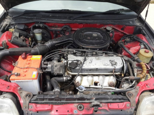 Honda civic ef 35,000 บ. ขับได้ปกติ เกียร์ออโต้ ติดแก๊ส lpg ทะเบียนไม่ขาดพร้อมโอน