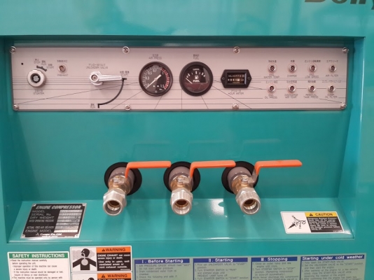 ขายเครื่อมปั๊มลมมือหนึ่งแบบล้อ ยี่ห้อ DENYO รุ่น DIS180SS2 รับประกันสินค้า 1 ปีเต็ม