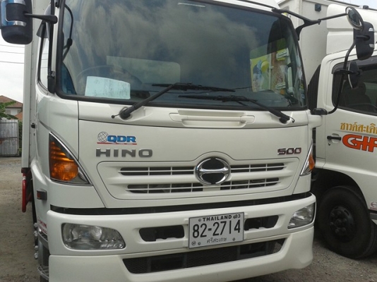 ขายรถ6ล้อตู้แห้ง3บาน HINO FG8JPLA ปี2014 เครื่อง212แรงม้า ตู้ยาว7.30เมตร มีลิฟท์ท้าย รถสวยเจ้าเดียว
