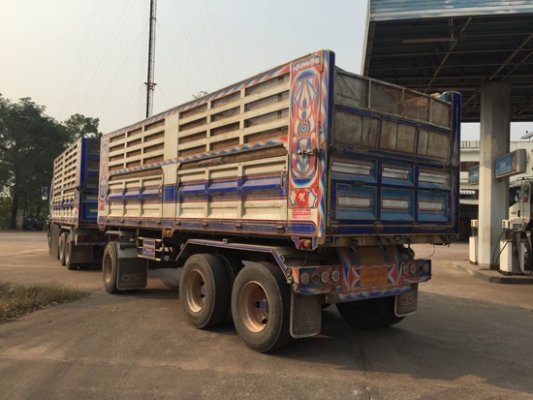 ขายรถพ่วง 22ล้อ ISUZU DECA 360 ปลายปี 56 กระบะเหล็กดั้มเกษตร สภาพสวย ยางเต็ม