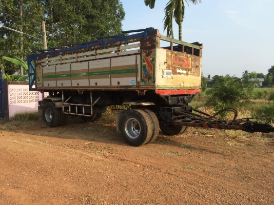 ลูกพ่วง2เพลาดั้มยางดีพร้อมใช้300.000