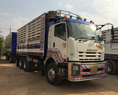 ขายรถพ่วง22ล้อ ISUZU DECA 360 ปี 57 ดั้มเหล็กคอกเกษตร สภาพเดิม สวย ยางเต็ม ไมล์ 120,xxx กม. ขายรถพ่วง22ล้อ ISUZU DECA 360 ปี 57 ดั้มเหล็กคอกเกษตร สภาพเดิม สวย ยางเต็ม ไมล์ 120,xxx กม.