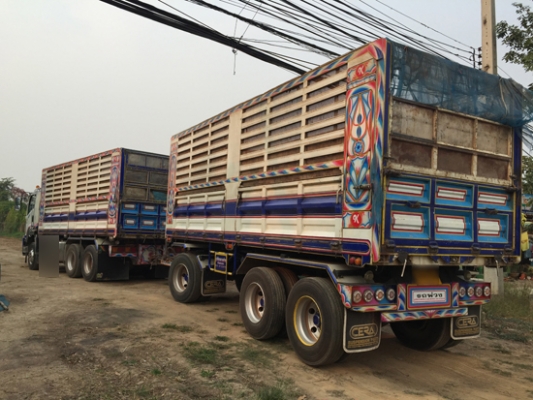 ขายรถพ่วง22ล้อ ISUZU DECA 360 ปี 57 ดั้มเหล็กคอกเกษตร สภาพเดิม สวย ยางเต็ม ไมล์ 120,xxx กม. ขายรถพ่วง22ล้อ ISUZU DECA 360 ปี 57 ดั้มเหล็กคอกเกษตร สภาพเดิม สวย ยางเต็ม ไมล์ 120,xxx กม.