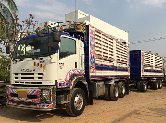 ขายรถพ่วง22ล้อ ISUZU DECA 360 ปี 57 ดั้มเหล็กคอกเกษตร สภาพเดิม สวย ยางเต็ม ไมล์ 120,xxx กม. ขายรถพ่วง22ล้อ ISUZU DECA 360 ปี 57 ดั้มเหล็กคอกเกษตร สภาพเดิม สวย ยางเต็ม ไมล์ 120,xxx กม.