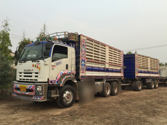 ขายรถพ่วง22ล้อ ISUZU DECA 360 ปี 57 ดั้มเหล็กคอกเกษตร สภาพเดิม สวย ยางเต็ม ไมล์ 120,xxx กม. ขายรถพ่วง22ล้อ ISUZU DECA 360 ปี 57 ดั้มเหล็กคอกเกษตร สภาพเดิม สวย ยางเต็ม ไมล์ 120,xxx กม.