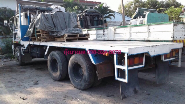 ขายรถบรรทุก Mitsubishi turbo TF#2xx เครื่องเดิม 6d16 turbo-220 แรง 2 เพลา 10 เกียร์ เบรคใหญ่ พื้นเรียบ ทะเบียนพร้อม