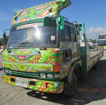 หกล้อ ฮีโน่ FD174B-HO7C180แรง ปี39 ท้ายลาก รถเกียว หางไฮ้โลริส สภาพดีสวยพร้อมใช้ ทะเบียนพร้อมโอน