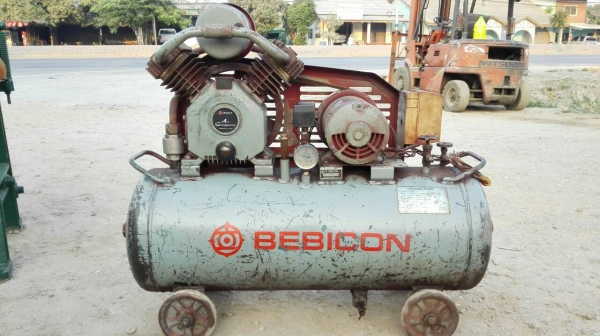 Sell> ปั้มลม HITACHI BEBICON 2 HP. 380V. ถัง 150 ลิตร. Made in JAPAN เดิมทุกส่วนแน่นทุกจุดมาเทสได้!!
