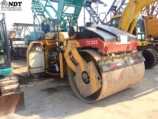 ถึงไทยแล้วครับ DYNAPAC CC522 12ตัน ปี1999 นำเข้าUSA ถึงไทยแล้วครับ DYNAPAC CC522 12ตัน ปี1999 นำเข้าUSA