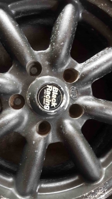 สาวกล้อญี่ปุ่นเเท้ BR ลายกล้วย ขอบ15กว้าง 6 ครึ่ง ทั้ง 4 ลูก 5 รู 114 อ๊อฟ 45 สีเดิม