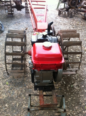 รถไถเดินตาม พร้อมเครื่องคูโบต้า อีที80 ติดนิ่ม พร้อมใช้ 0848017186