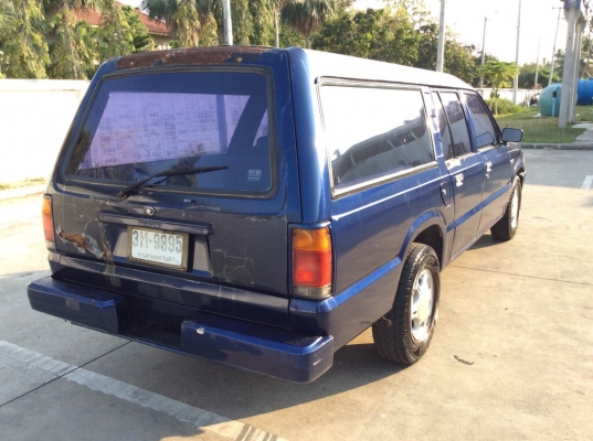 ขายรถกระบะแวน มาสด้า B2000 แวน 5ประตู ปี89 เครื่องเบนซิลเดิมๆ 2.0 เกียร์ธรรมดา ภายในสวยเบาะสวยสะอาด แอร์หน้า-หลังพร้อม ตัวถังเดิมๆจอดตากแดดสีร่อนแต่ไม่ผุ แชสซีสวยทั้งเส้น แม็กขอบ 15" ยางดี รถขับดีมากๆๆใช้ส่งของได้เลยครับ ประหยัดน้ำมันมาก ภาษีปี59ไม่ข