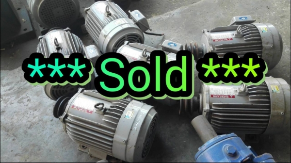 **** Sold **** มอเตอร์ Mitsubishi 3 HP. 380V รุ่นใหม่ปัจจุบัน SF-JR สภาพใหม่ 95\% เดิมๆวิ่งเงียบทุกตัวมาเทสก่อนได้!!