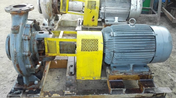 ปั้มน้ำหอยโข่ง EBARA ใบพัดทองเหลือง เข้า 5"- 4" ชนมอเตอร์ TECO 30 HP. สภาพสวยวิ่งเงียบพร้อมใช้งานมาเทสก่อนได้!!