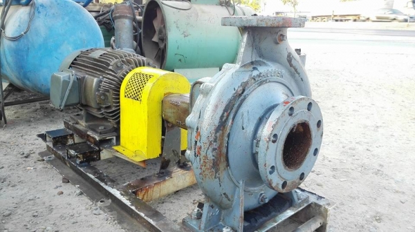 ปั้มน้ำหอยโข่ง EBARA ใบพัดทองเหลือง เข้า 5"- 4" ชนมอเตอร์ TECO 20 HP. สภาพสวยวิ่งเงียบพร้อมใช้งานมาเทสก่อนได้!!